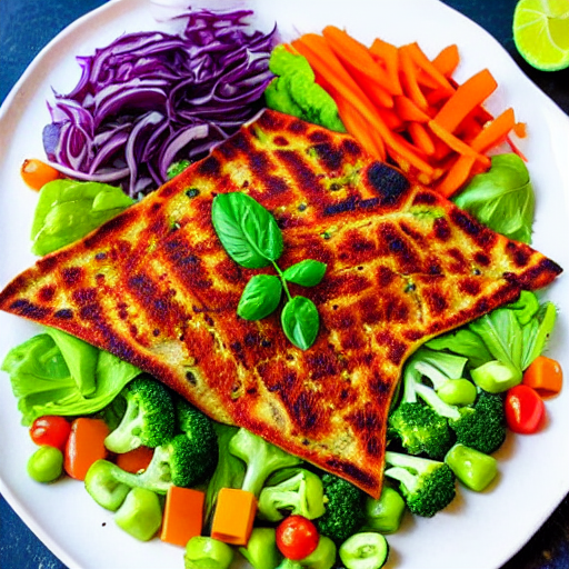 Lahmacun with Veggies