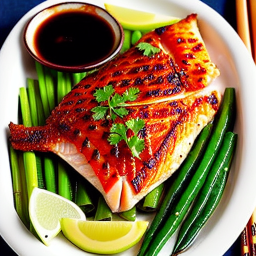 Baked Fish with Soy Sauce