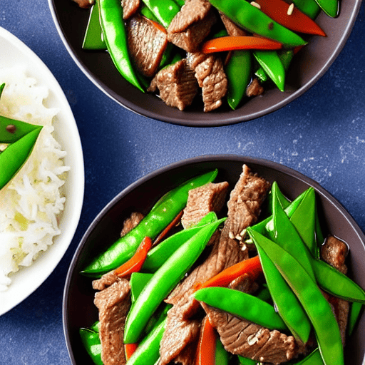 Beef and Snow Peas Stir-Fry