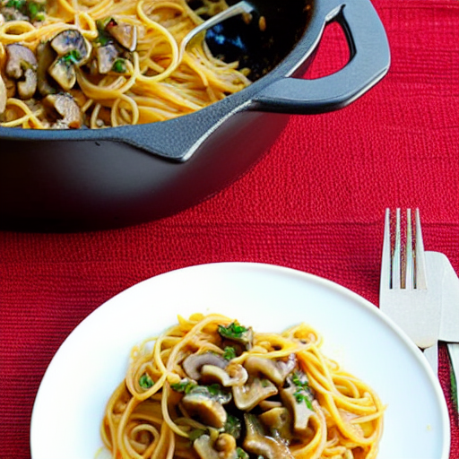 Pasta con Salsa di Funghi