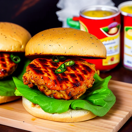Sichuan Spicy Chicken Burger