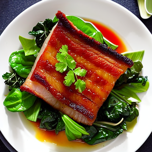 Pork Belly with Greens