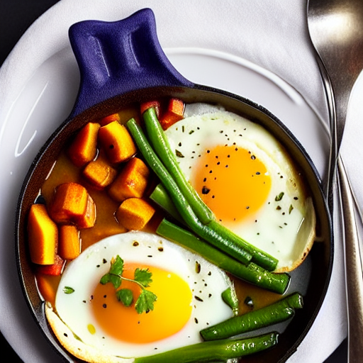 Oeufs Cocotte Végétaliens