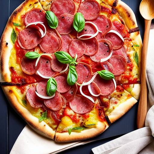 Pizza au jambon