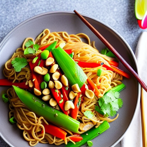 Peanut Noodle Stir-Fry