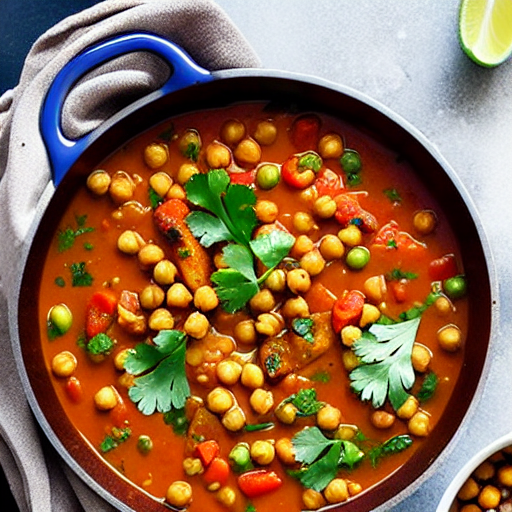 Savory Vegetable and Chickpea Stew