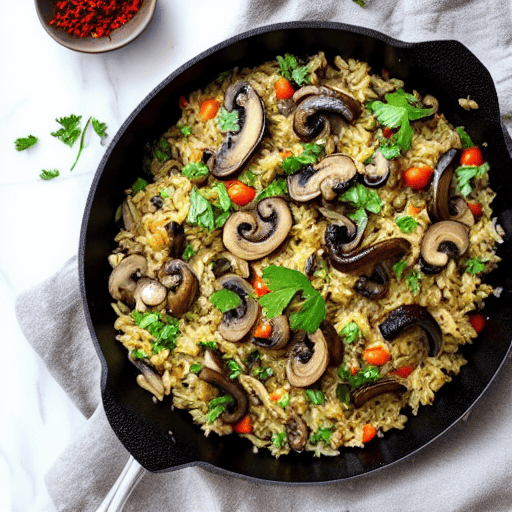 Mushroom Pilaf