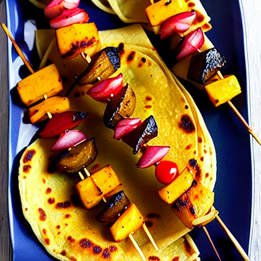 Masala Dosa Skewers