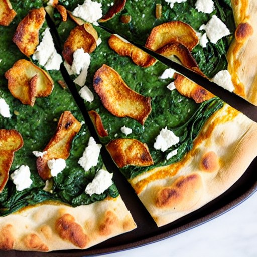 Sunchoke and Spinach