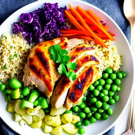 Chicken and Cauliflower Rice Bowl