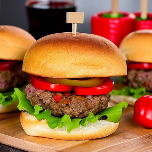 Hamburguesa de Pimiento Rojo
