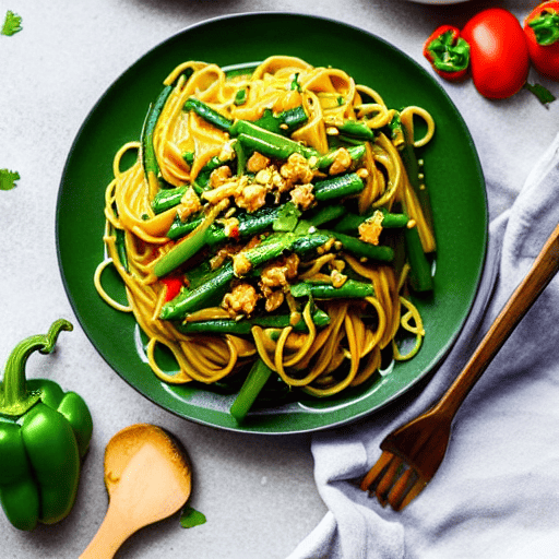 Pasta al Pimiento Verde