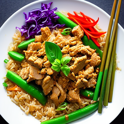Moo Pad Krapow Gai