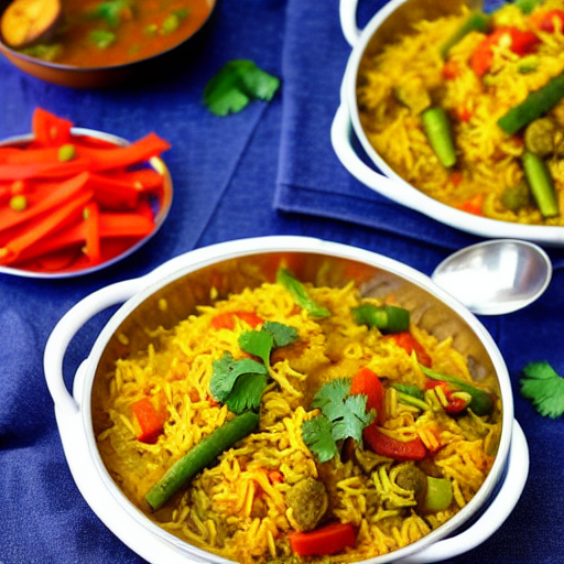 Vegetable Pulao Curry