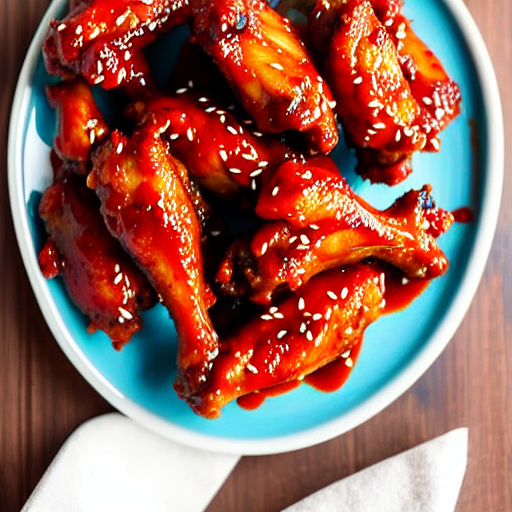 Korean Spicy Chicken Wings