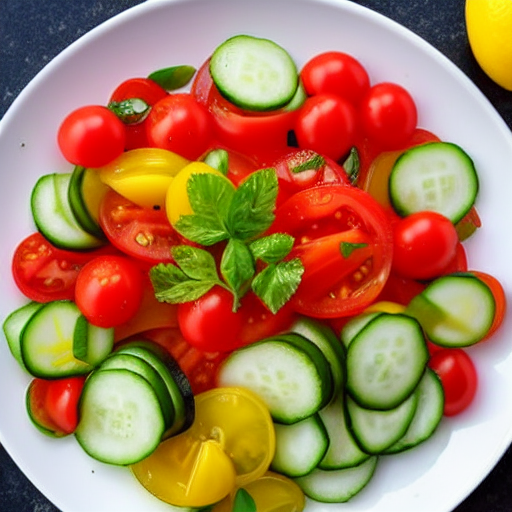 Cucumber Tomato Salad
