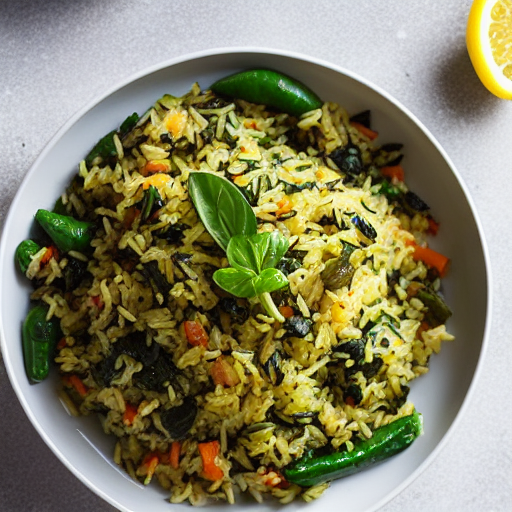Wild Greens Rice
