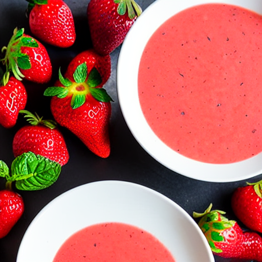 Soupe de fraises