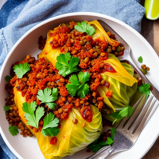 Vegan Stuffed Cabbage
