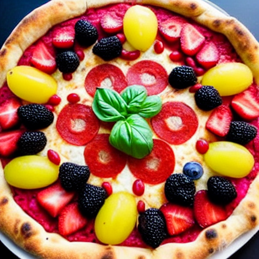 Pizza de Frutas