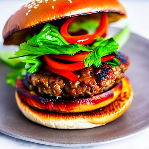 Gochujang Mushroom Burger