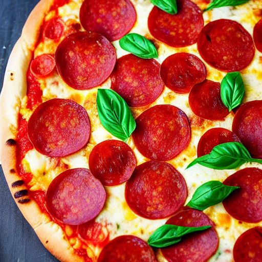 Halal Pepperoni Pizza