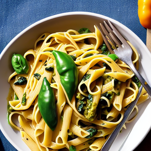 Poblano Pepper Pasta
