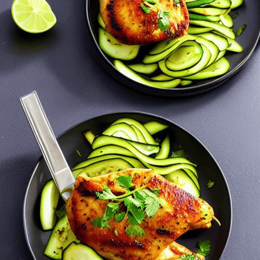 Halal Chicken and Zucchini
