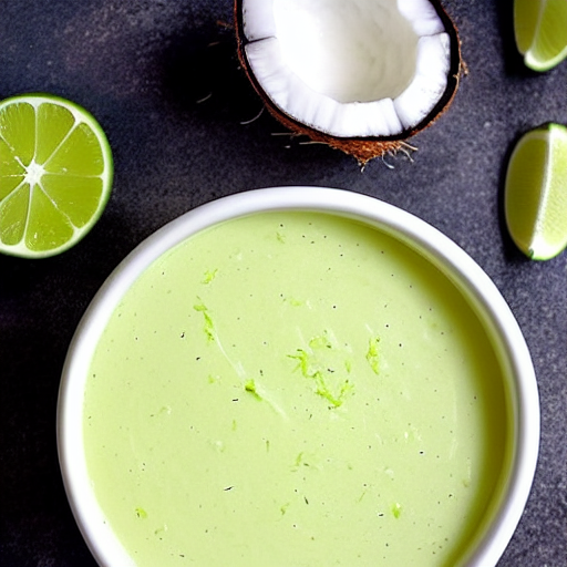 Coconut Lime Sorbet