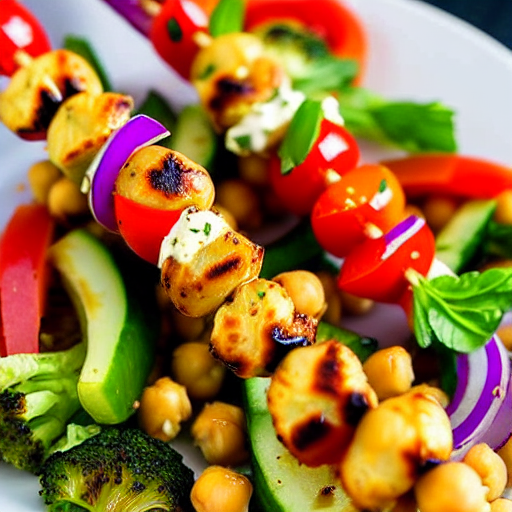 Chickpea Souvlaki