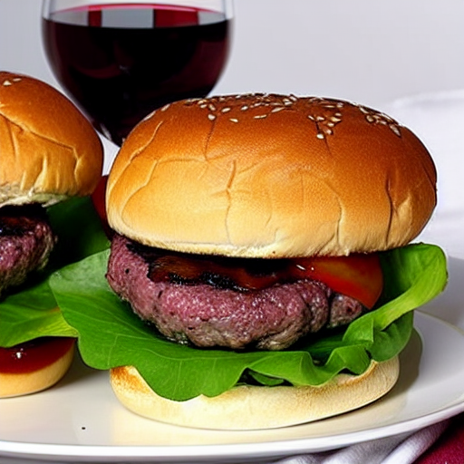 Burgundy Wine Burger