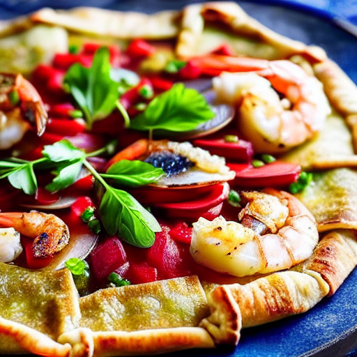 Galette de Sarrasin aux Fruits de Mer