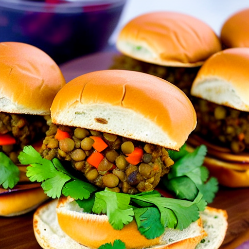 Spicy Lentil Sliders