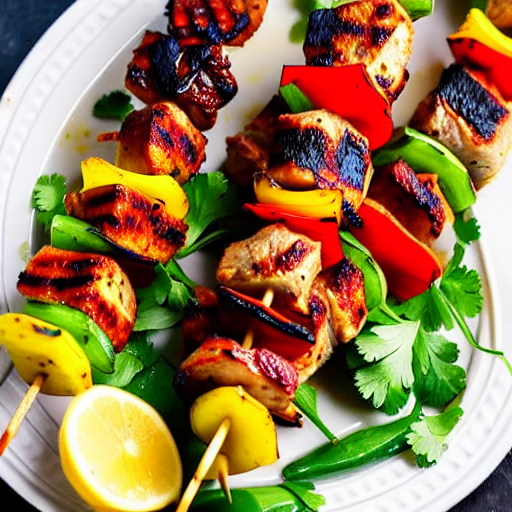 Lebanese Chicken Kebabs