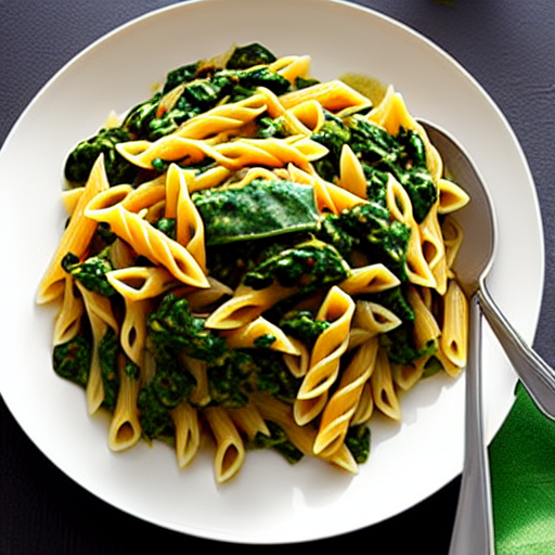 Pasta Saag