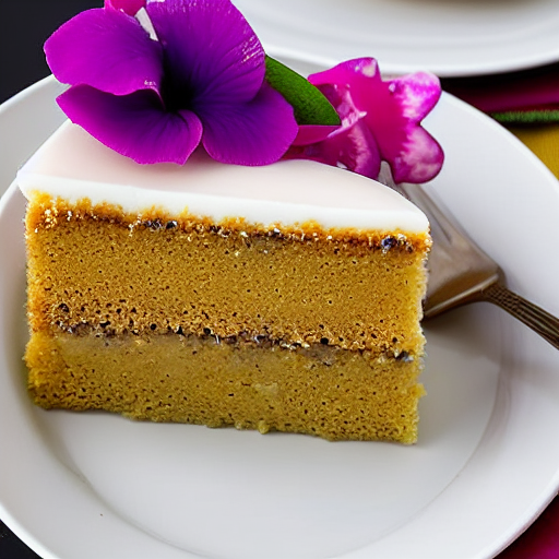 Taro Coconut Cake