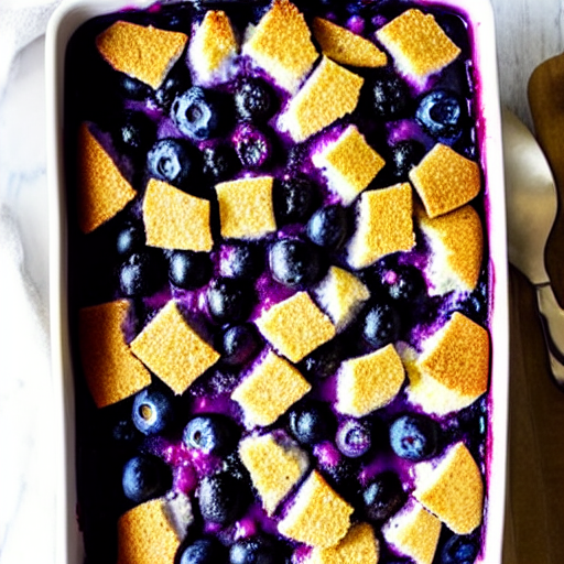 Blueberry Cornmeal Bake