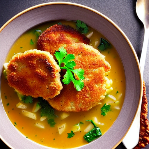 Schnitzel Soup