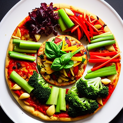 Cantonese Vegetable Pizza