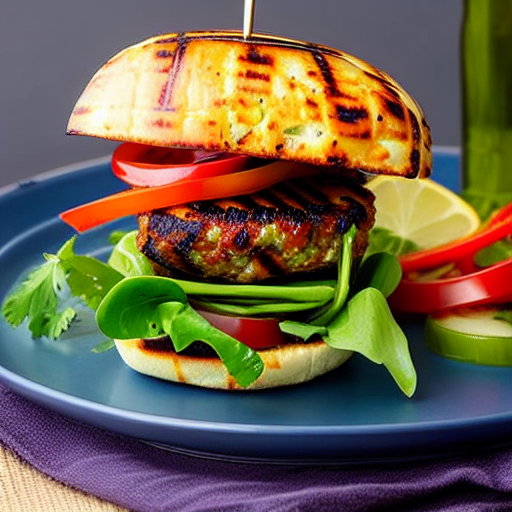 Grilled Halloumi Burger