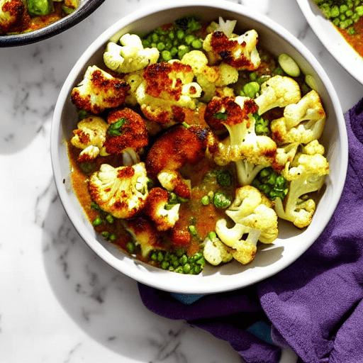 Halal Chicken and Cauliflower Bake Bowl