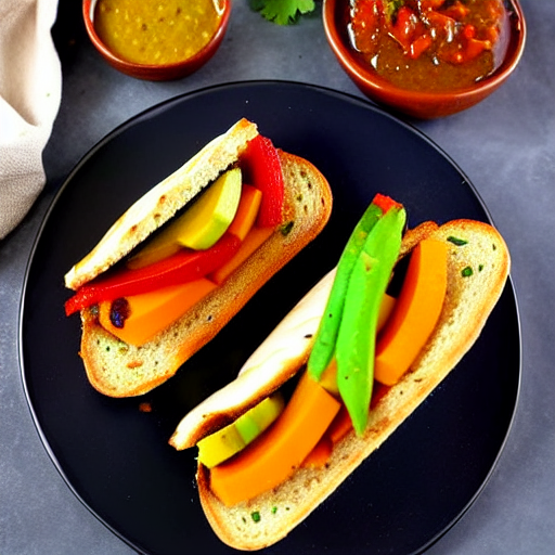 Baked Chutney Sandwich