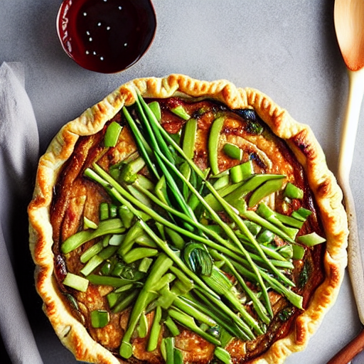 Mushroom Scallion Pie