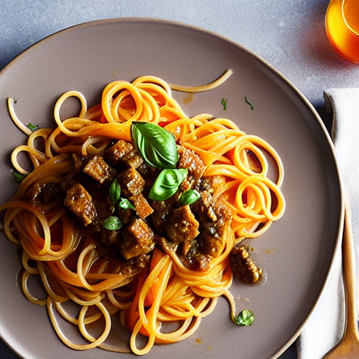 Pasta with Lamb and Apricots