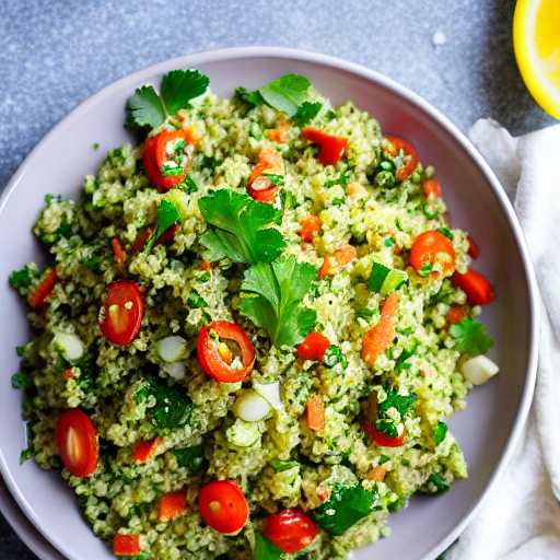 Keto Cauliflower Tabbouleh