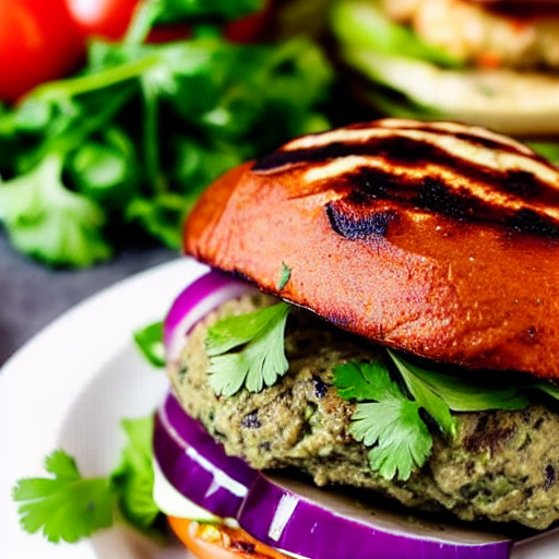 Keto Baba Ghanoush Burger