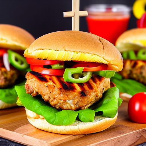 Hamburguesa de Pollo