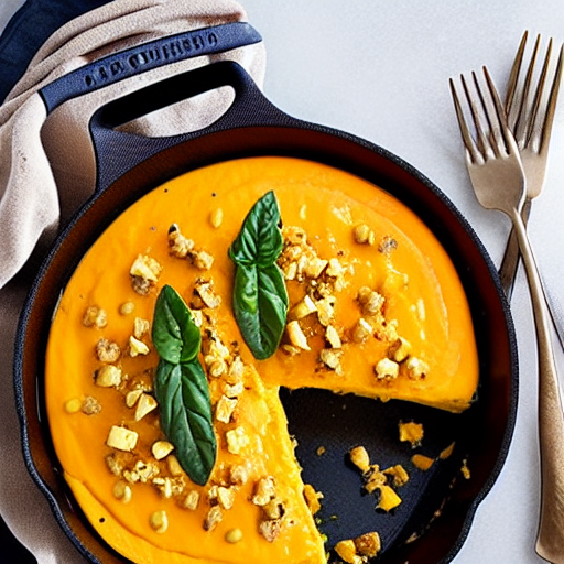 Baked Kabocha and Cheese