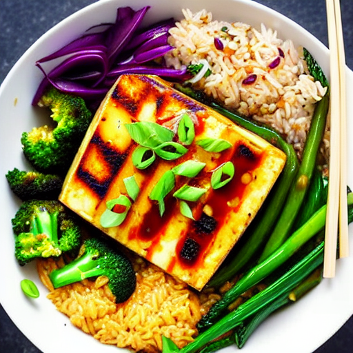 Baked Tofu Donburi