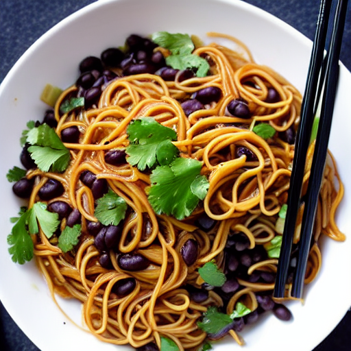 Noodles with Black Bean Sauce